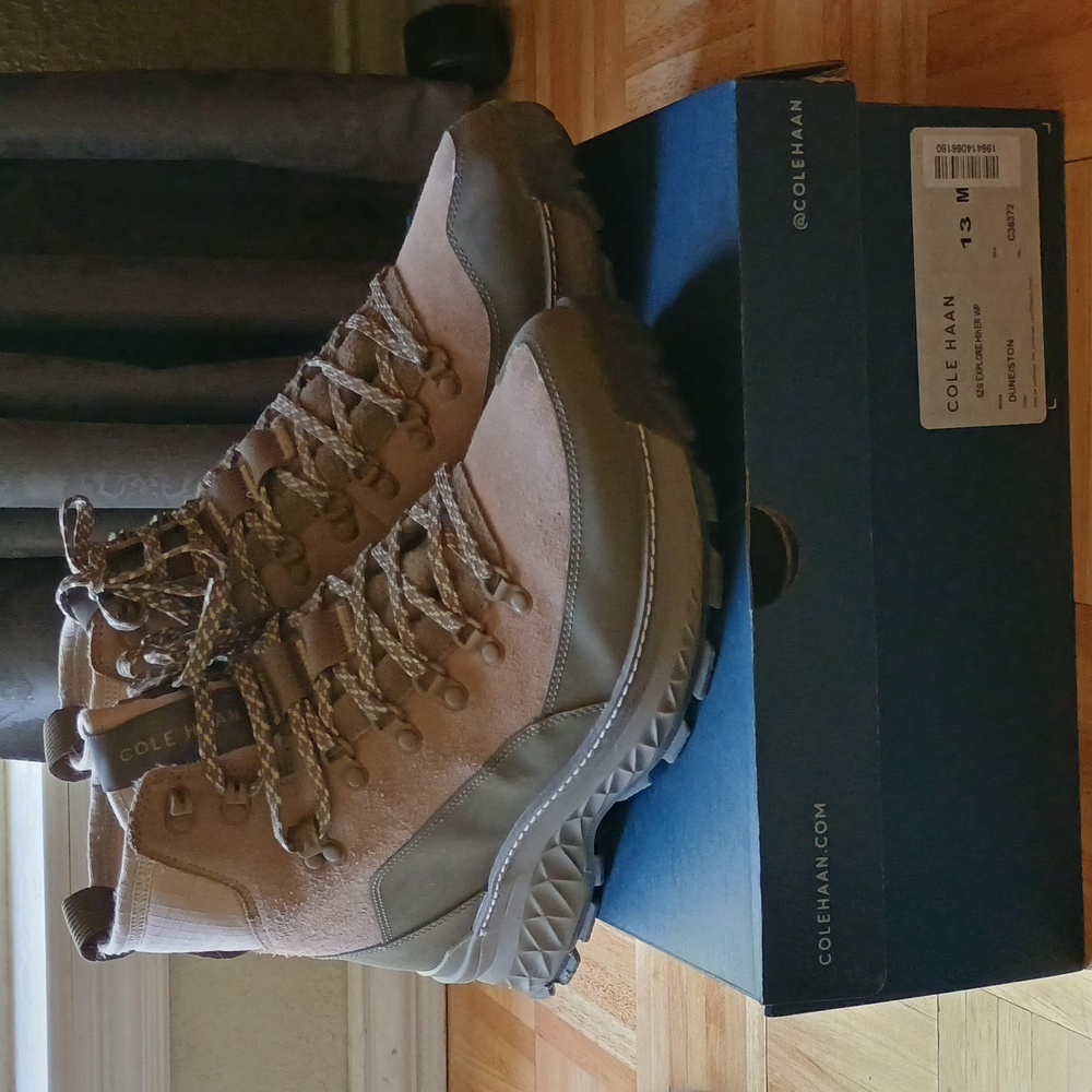 Cole Haan Brown Rugged Boots for Outdoor Adventures